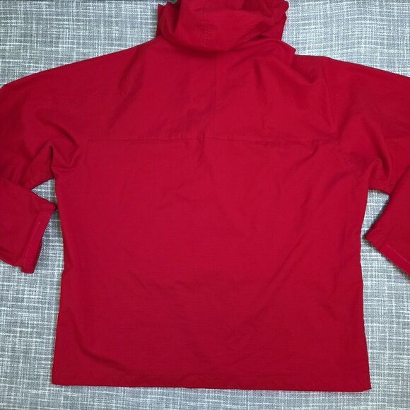 VTG PATAGONIA 1/2 Zip/Snap Anorak Hooded Red Men's L - Picture 8 of 10